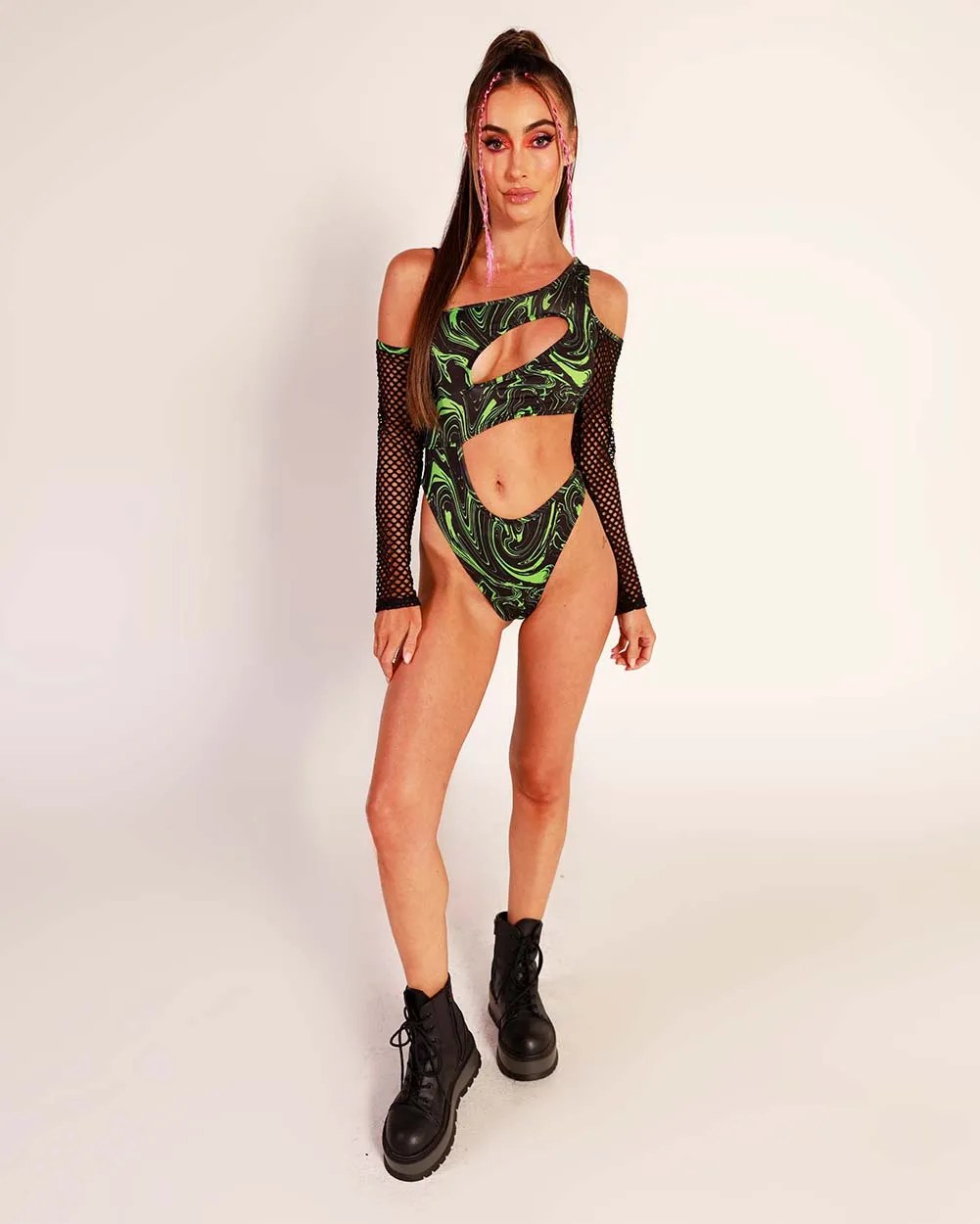Thrillseeker Cutout Bodysuit sold by iHeartRaves product image thumbnail 4