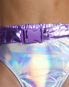 Mercurial High Metallic Puffer Chaps sold by iHeartRaves
