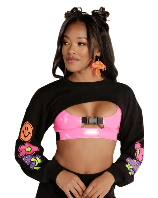 PLUR Avenue Ultra Crop Top sold by iHeartRaves