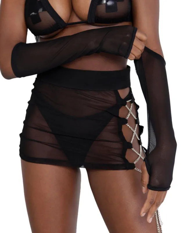 Black Mesh Arm Warmers sold by iHeartRaves
