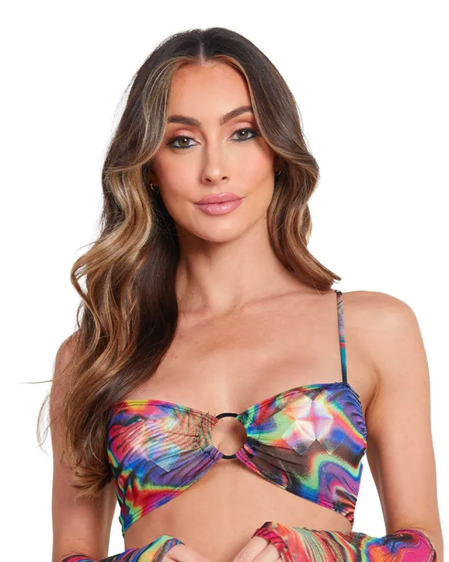 Groovy Gal Crop Top sold by iHeartRaves