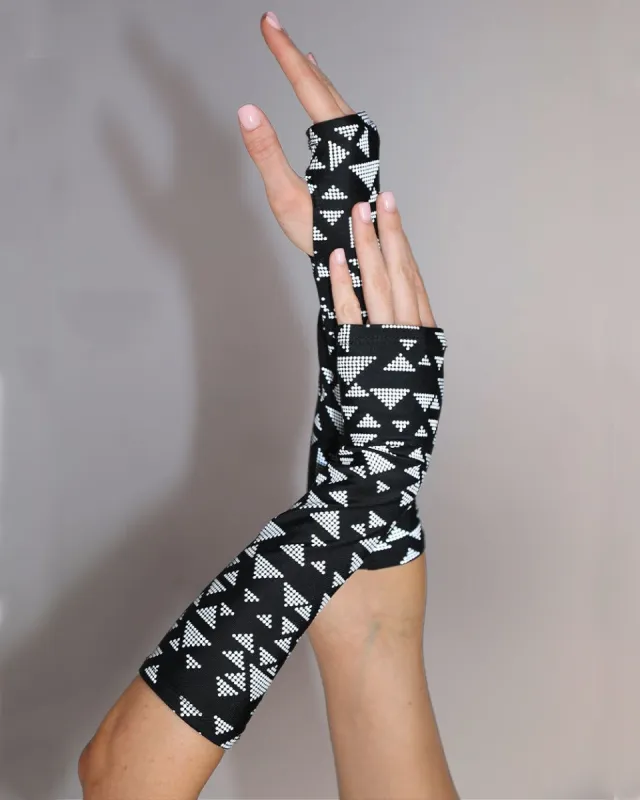 Retro Freak Reflective Arm Warmers sold by iHeartRaves