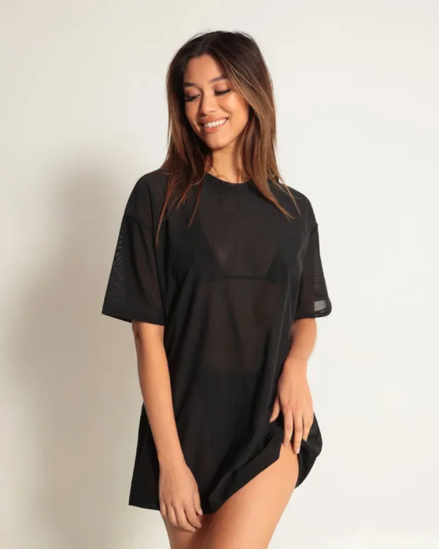 Eclipse Mesh Oversized Tee sold by iHeartRaves