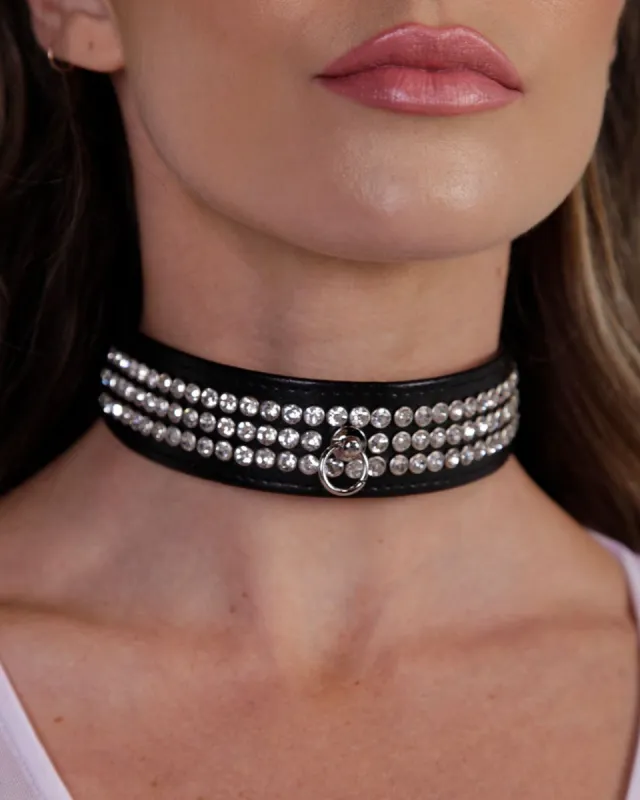 Glitz & Glam Rhinestone Choker sold by iHeartRaves