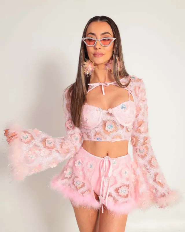 Sweet Petal Ultra Crop Top sold by iHeartRaves