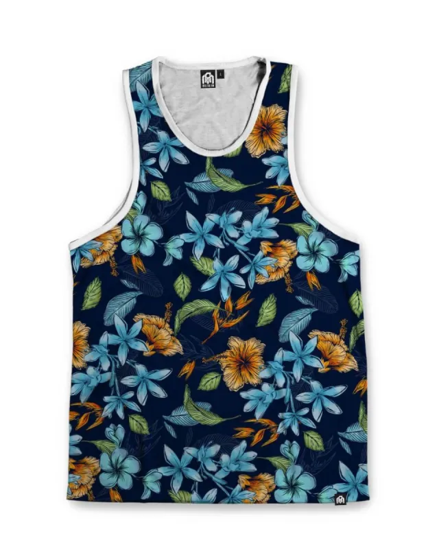 Coastal Flowers Tank sold by iHeartRaves
