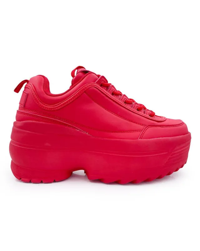Neon Realness Platform Sneakers sold by iHeartRaves
