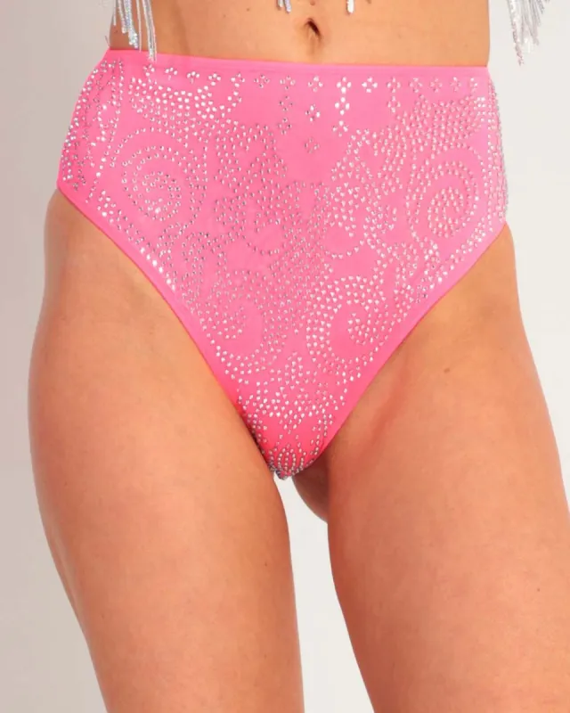 Magic Moves Rhinestone Booty Shorts sold by iHeartRaves