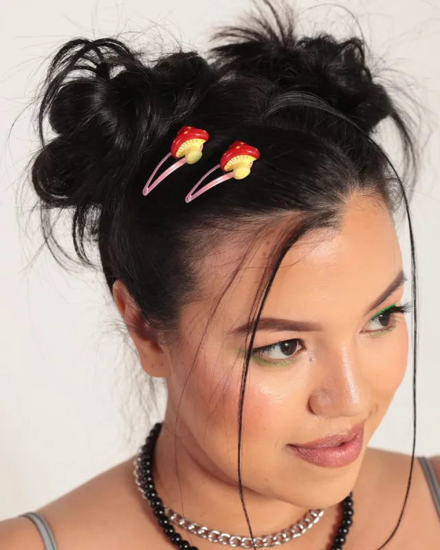 Mellow Mushroom Hair Clips sold by iHeartRaves