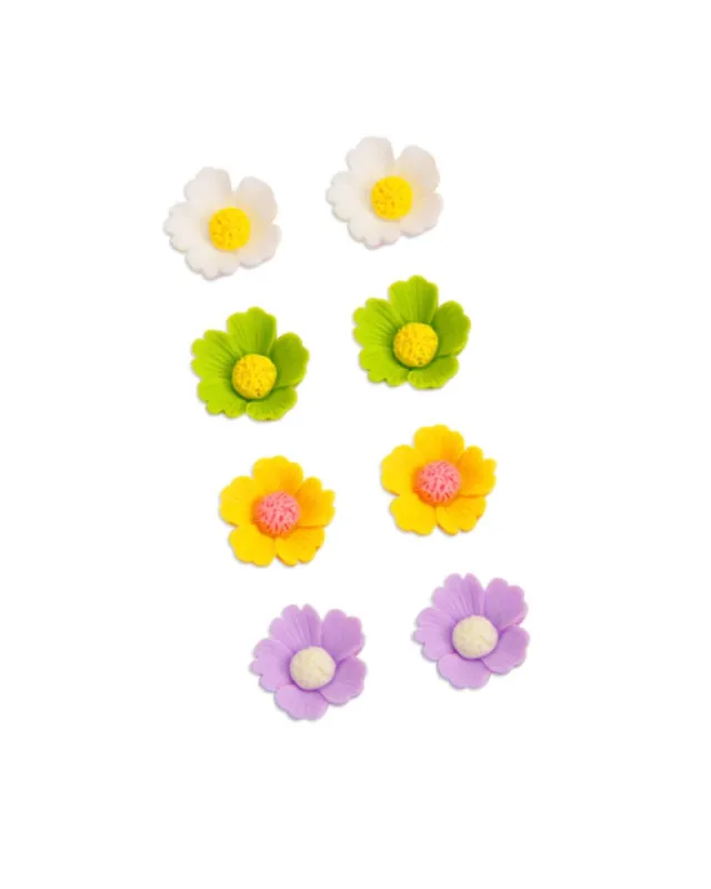 Flower Child Floral Hair Clips Set sold by iHeartRaves