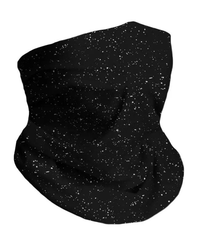 Paint Splatter Black Seamless Mask Bandana sold by iHeartRaves
