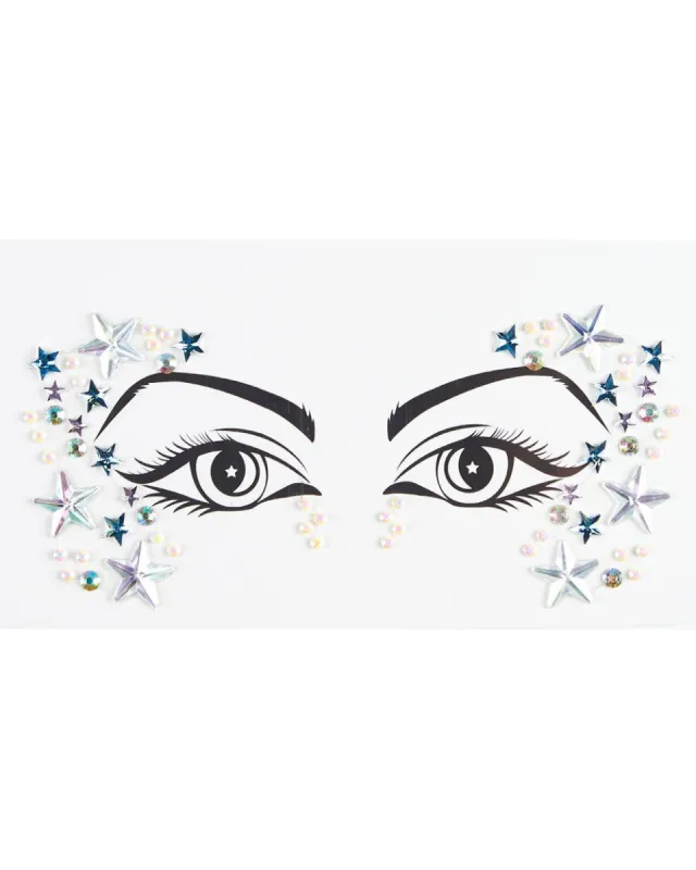 Cosmic Crystal Face Jewels sold by iHeartRaves