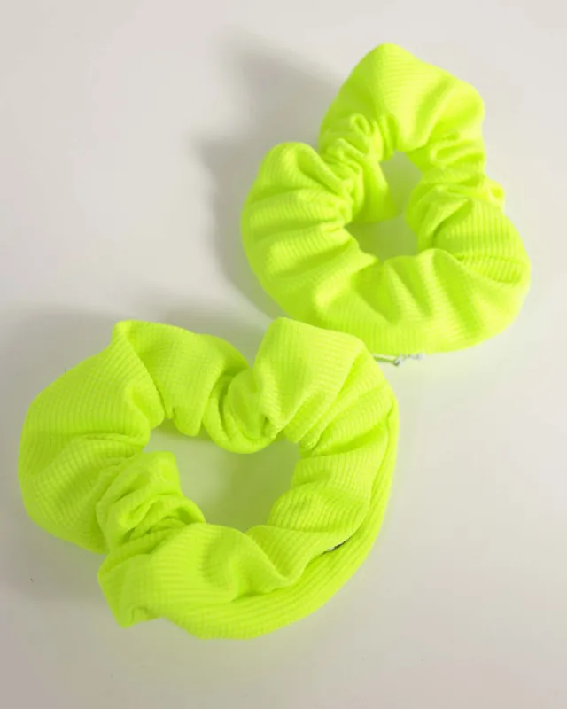 Neon Green Pocket Scrunchies sold by iHeartRaves