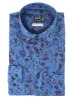 Blue Ground Floral Shirt sold by Ike Behar
