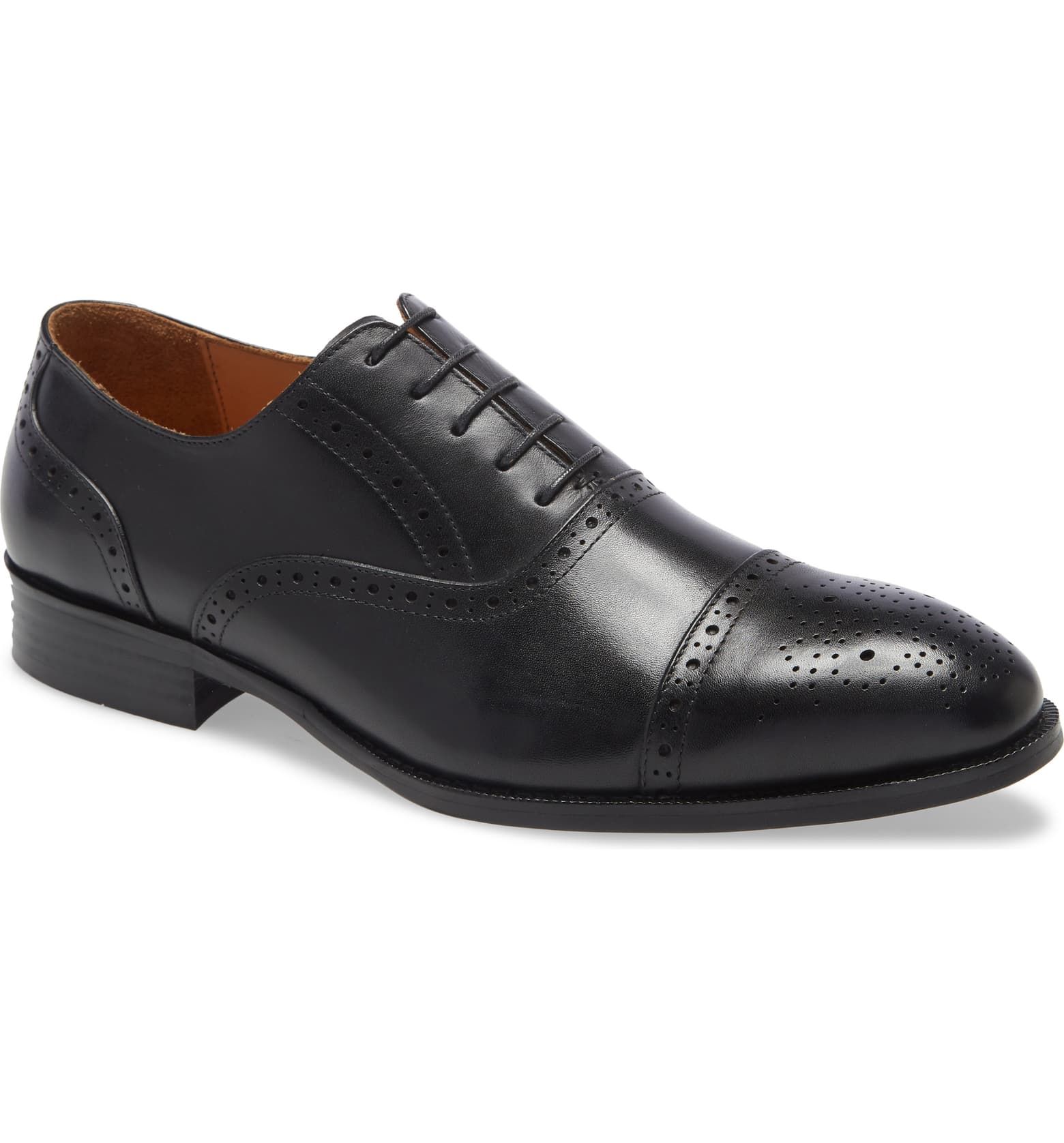 Jared Oxford Style Toe Cap Dress Shoe sold by Ike Behar product image thumbnail 2