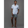 Sky Pure Linen Camp Shirt sold by Ike Behar
