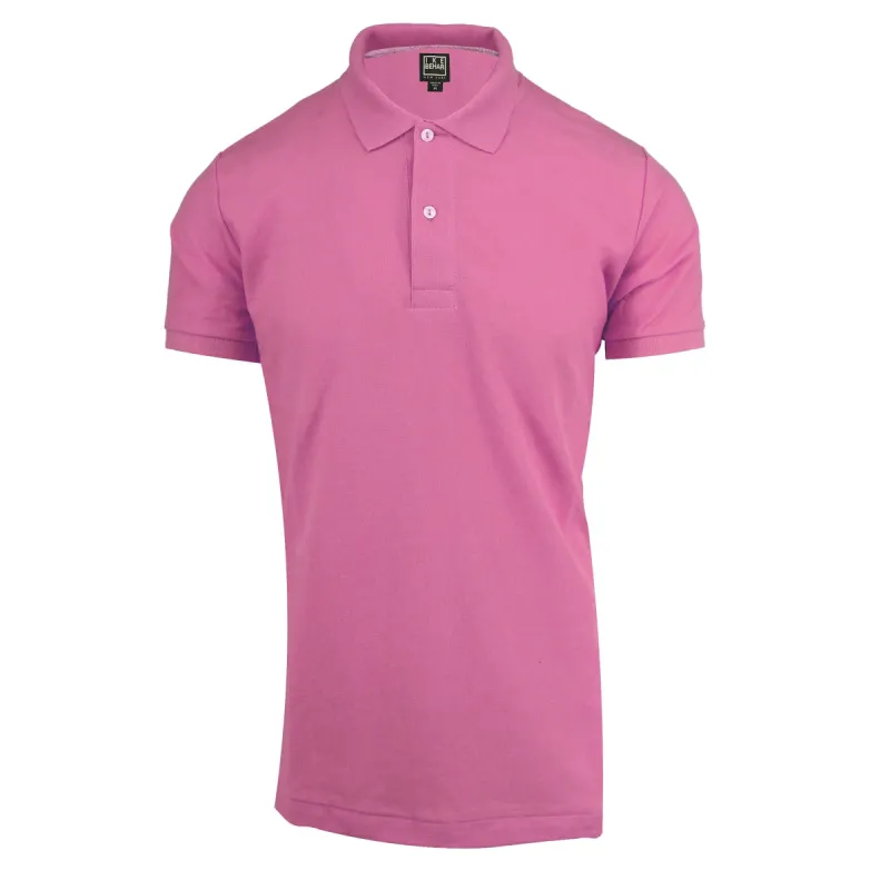 Gum Short Sleeve Pique Polo sold by Ike Behar