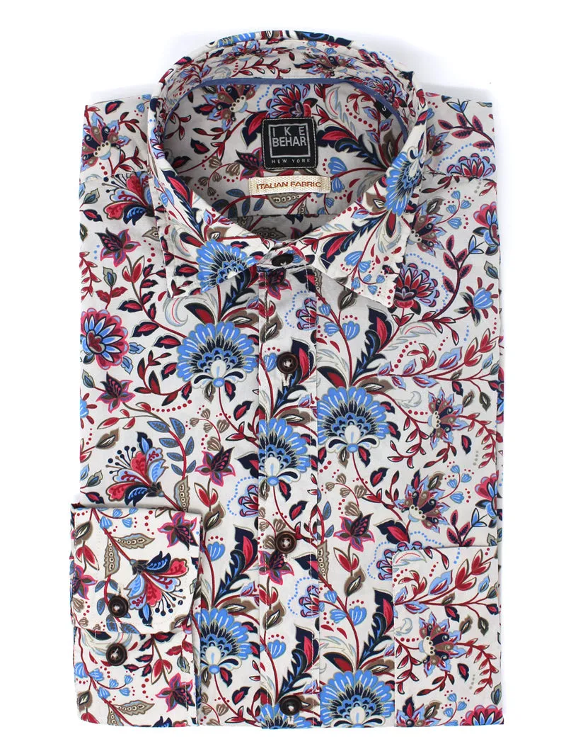 Stone Ground Floral Sport Shirt sold by Ike Behar