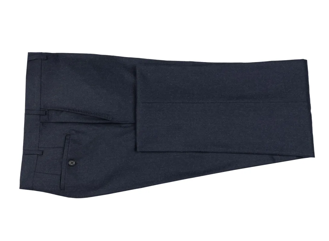 Navy Flannel Dress Pants sold by Ike Behar