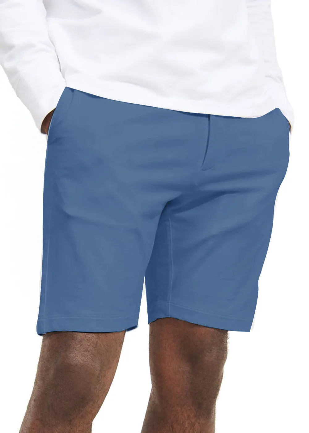 New Blue Terry Shorts sold by Ike Behar