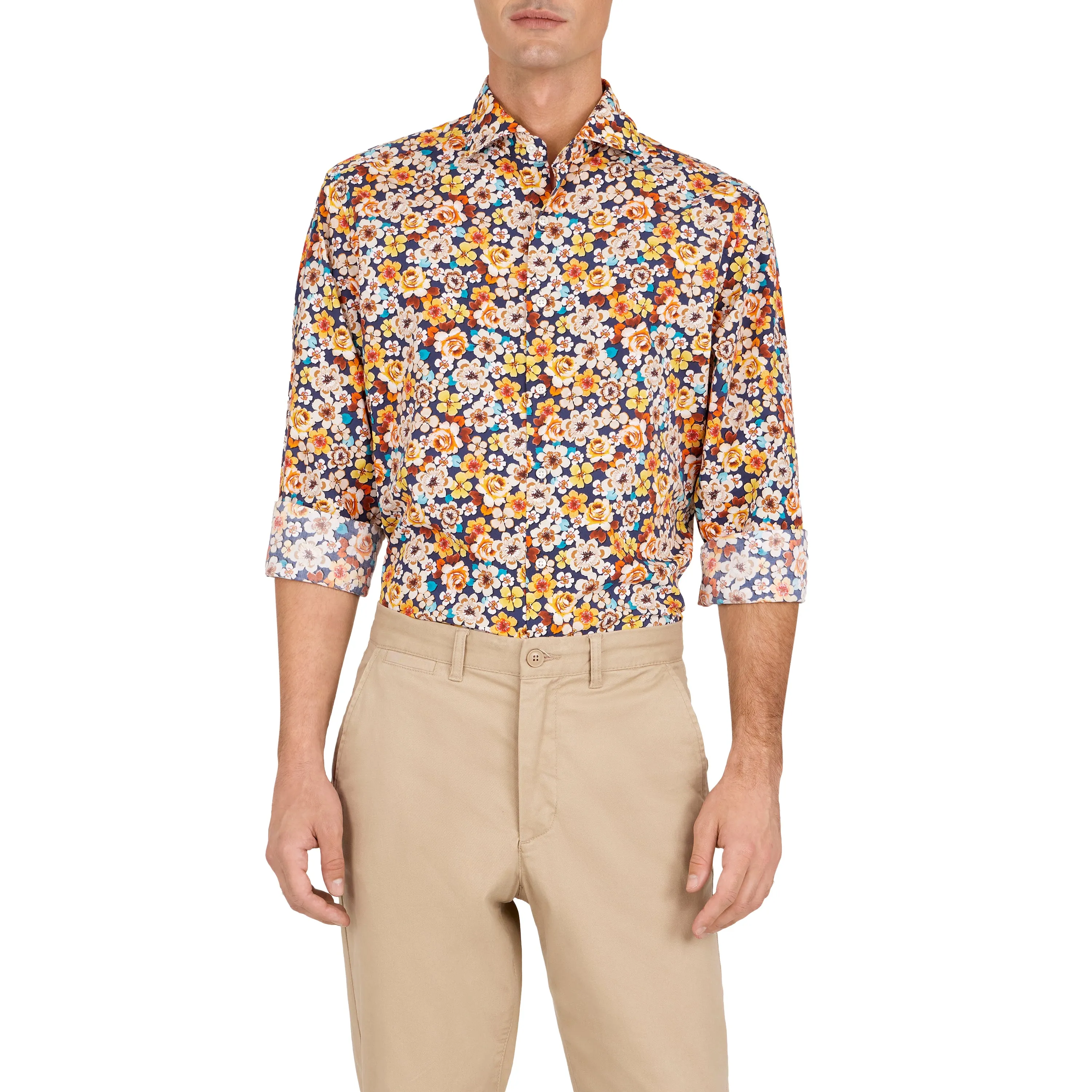 Havana '32 Multi-Floral Print Sport Shirt sold by Ike Behar product image thumbnail 2