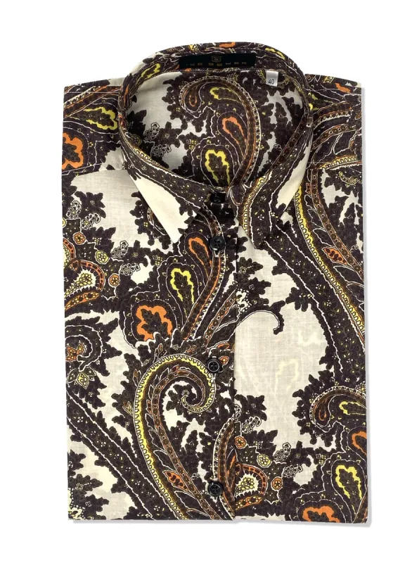 Large Paisley Print Ladies Shirt sold by Ike Behar
