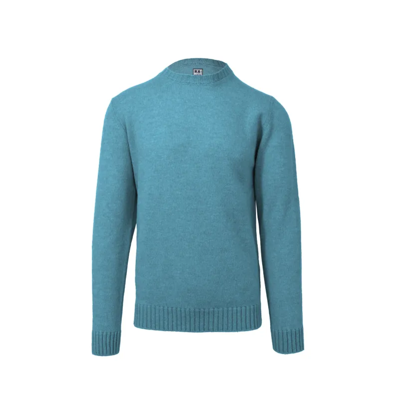 Teal Crewneck Sweater sold by Ike Behar