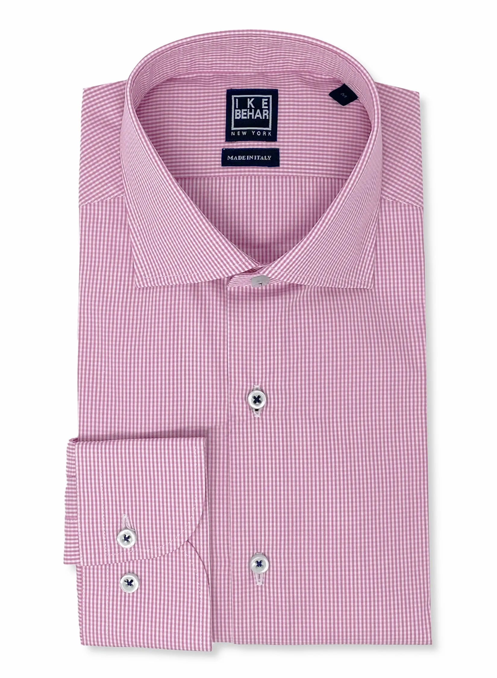 Pink Gingham Sport Shirt sold by Ike Behar