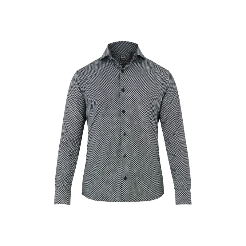 Black Star Print Sport Shirt sold by Ike Behar