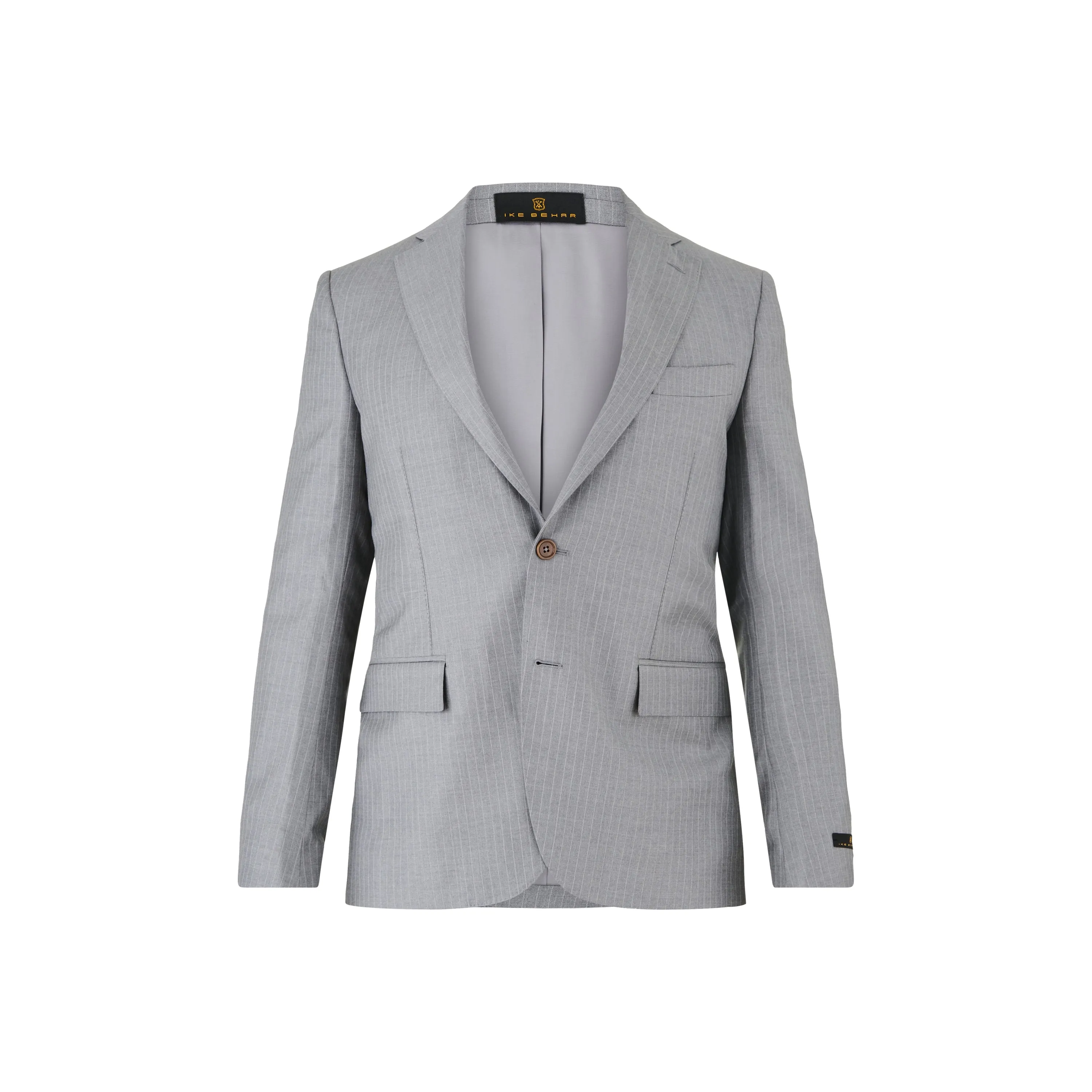 Light Grey Pin Stripe Suit sold by Ike Behar product image thumbnail 2