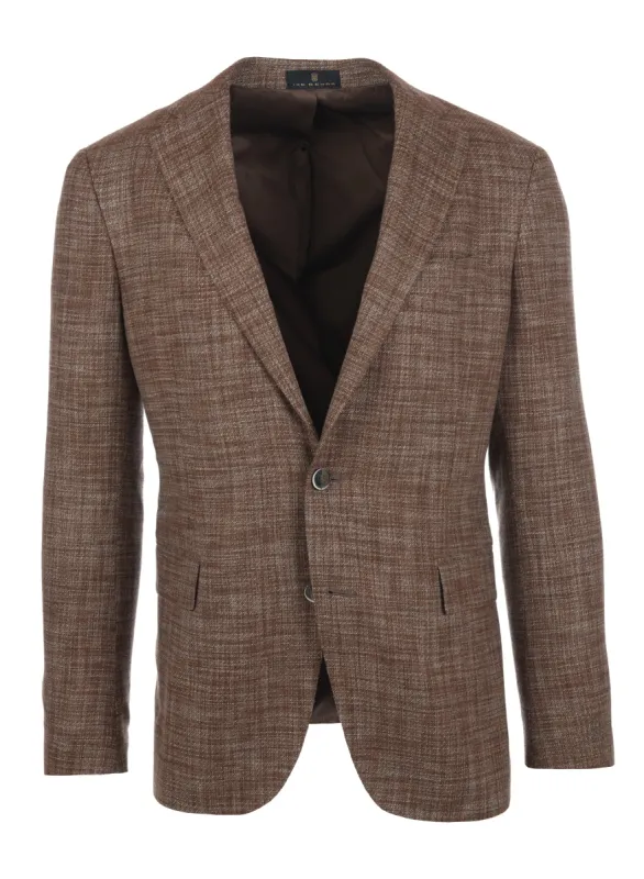Textured Camel Cashmere Sport Coat sold by Ike Behar