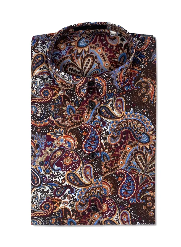 Multi-Paisley Ladies Shirt sold by Ike Behar