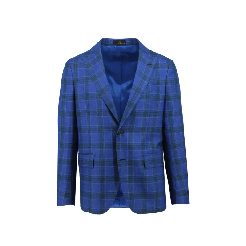 Blue with Green Check Sport Coat sold by Ike Behar
