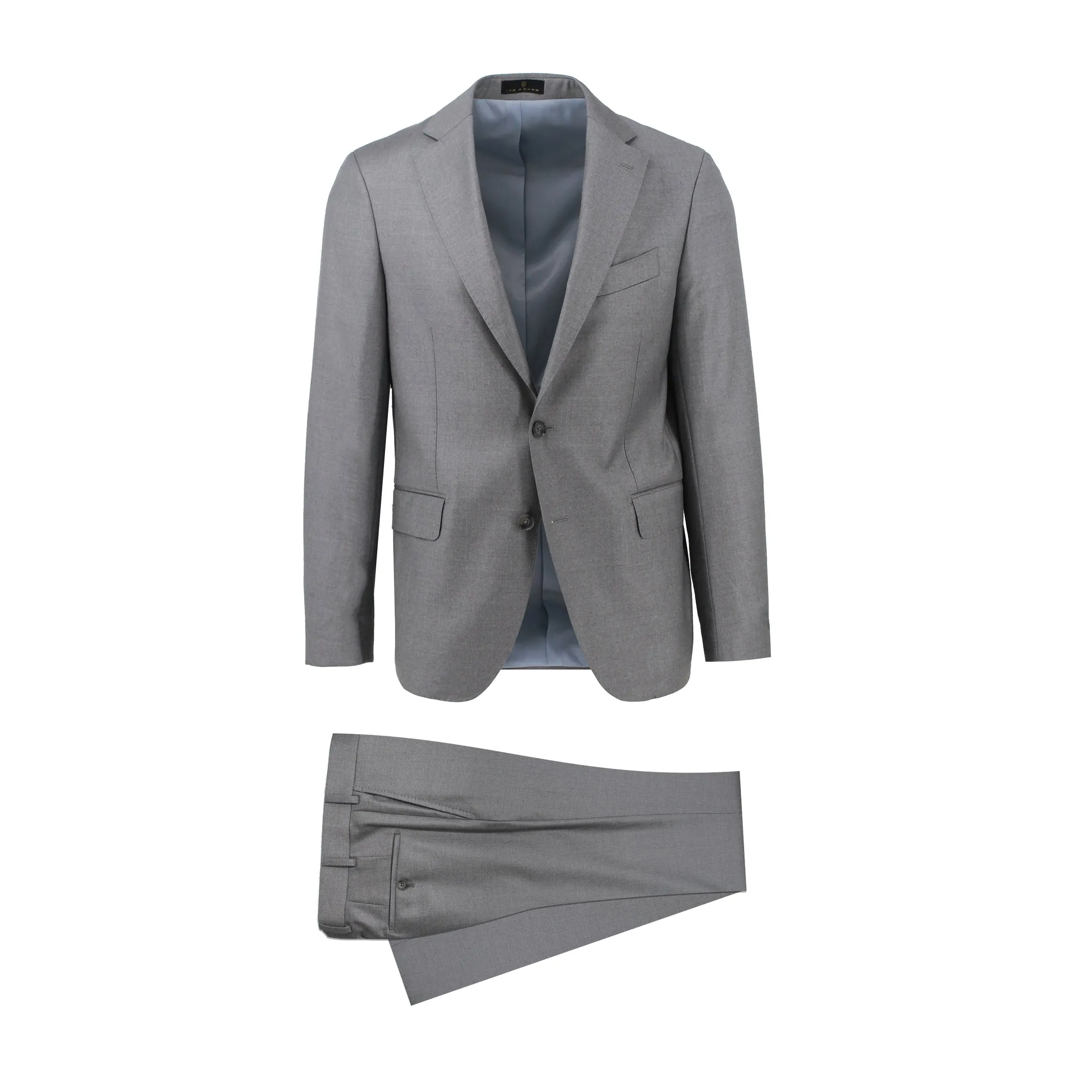 Notch Lapel Light Grey Suit sold by Ike Behar