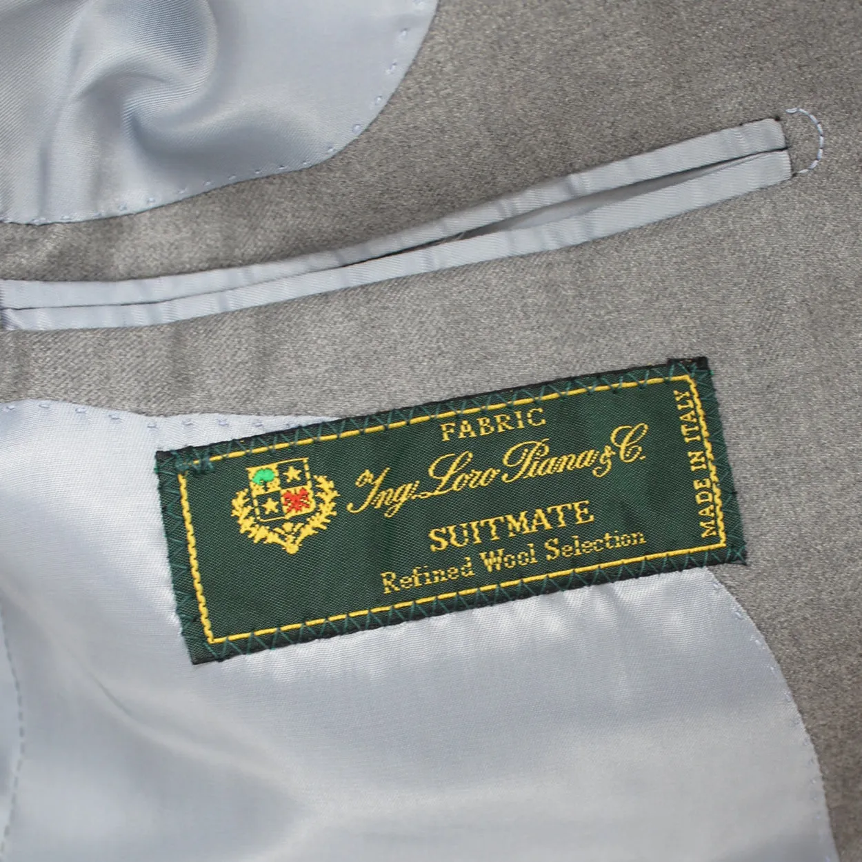 Notch Lapel Light Grey Suit sold by Ike Behar product image thumbnail 3