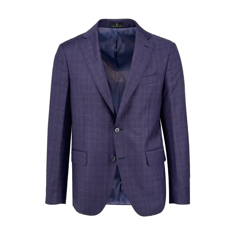 Plum Check Sport Coat sold by Ike Behar