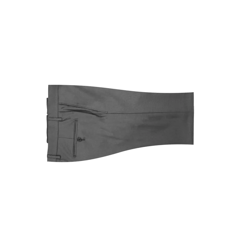 Mid-Grey Loro Piana Twill Dress Pant sold by Ike Behar