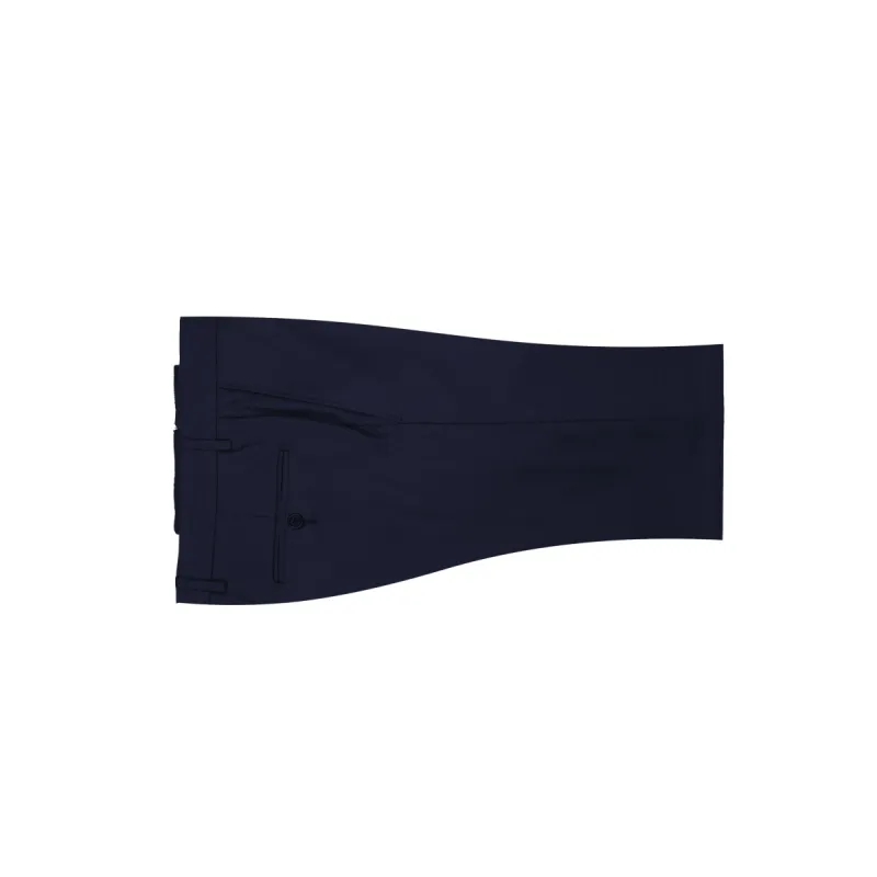 Navy Loro Piana Twill Dress Pant sold by Ike Behar