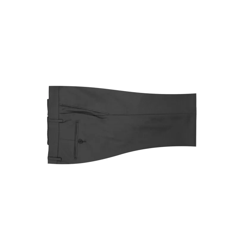 Charcoal Loro Piana Twill Dress Pant sold by Ike Behar