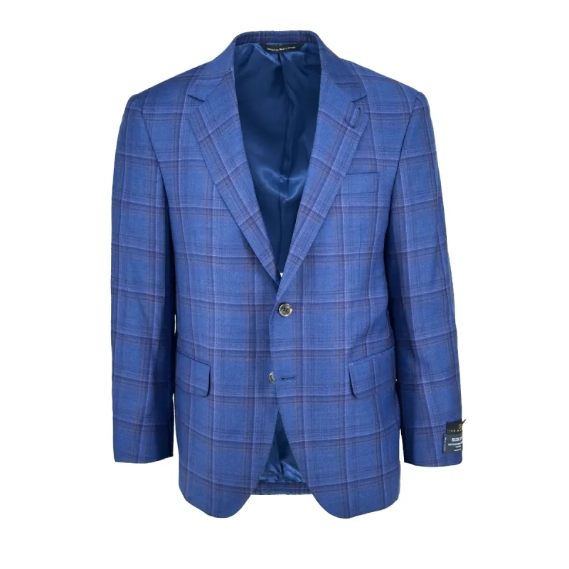 Blue & Violet Check Sport Coat sold by Ike Behar