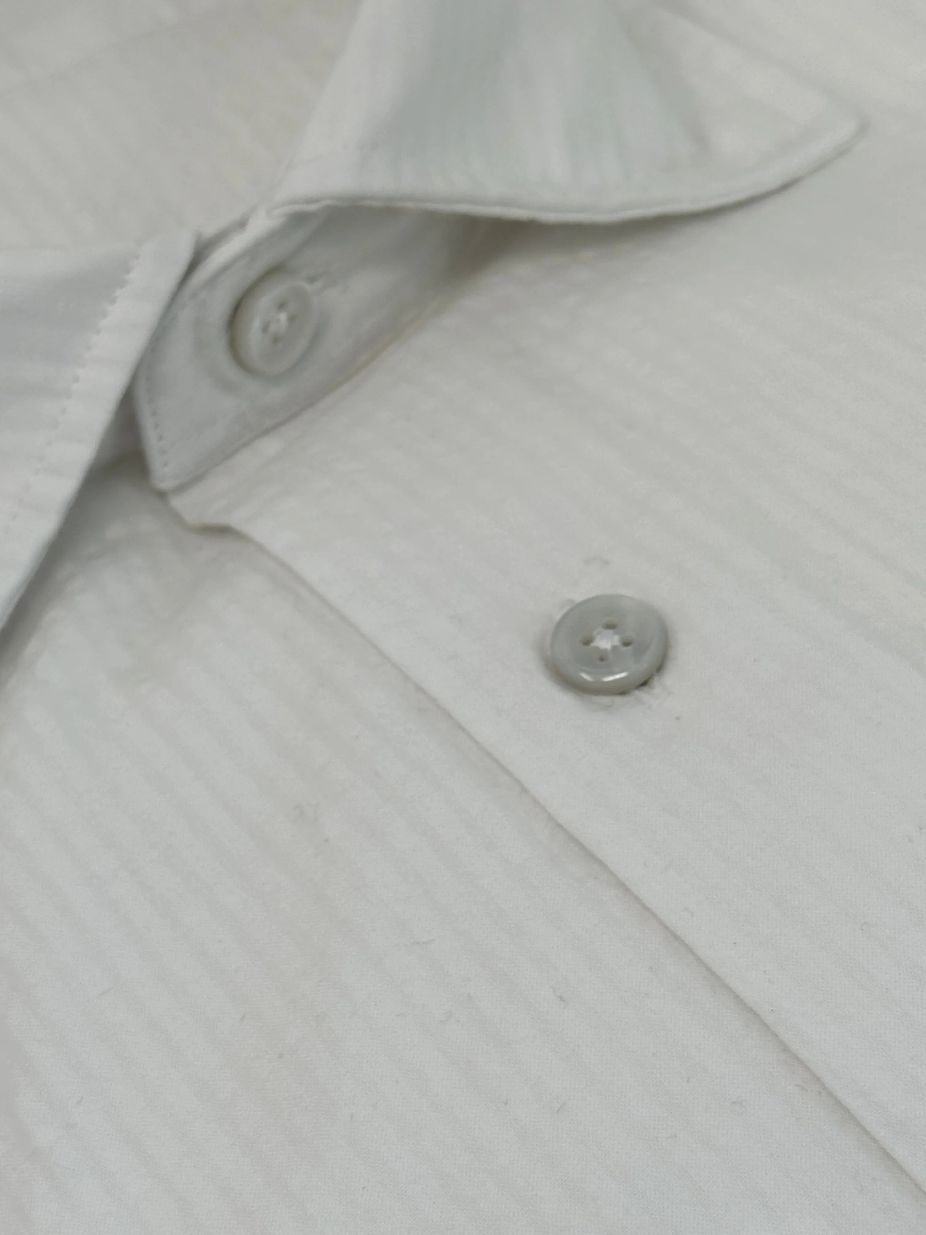 White Seersucker Shirt sold by Ike Behar product image thumbnail 3