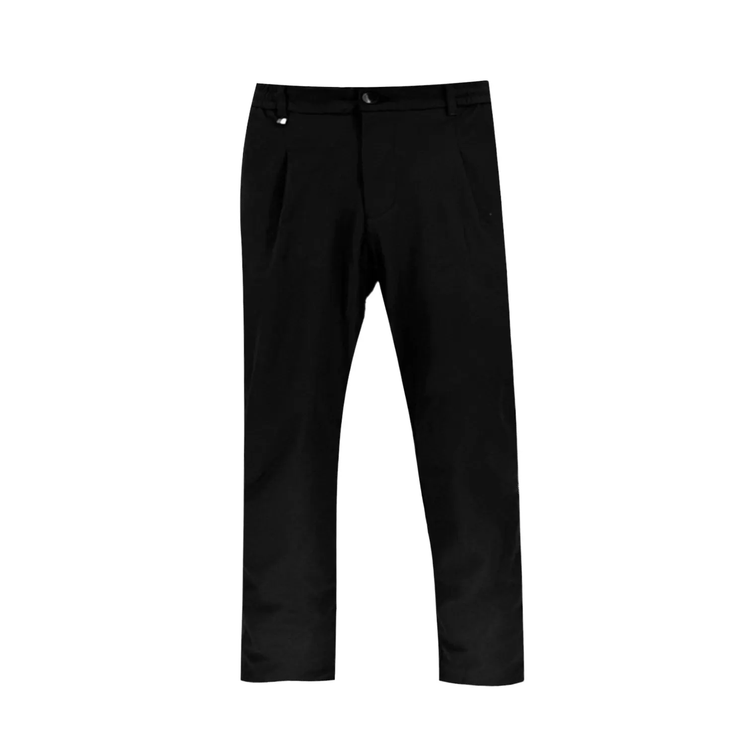 Black Pleated Flex Tech Pant sold by Ike Behar