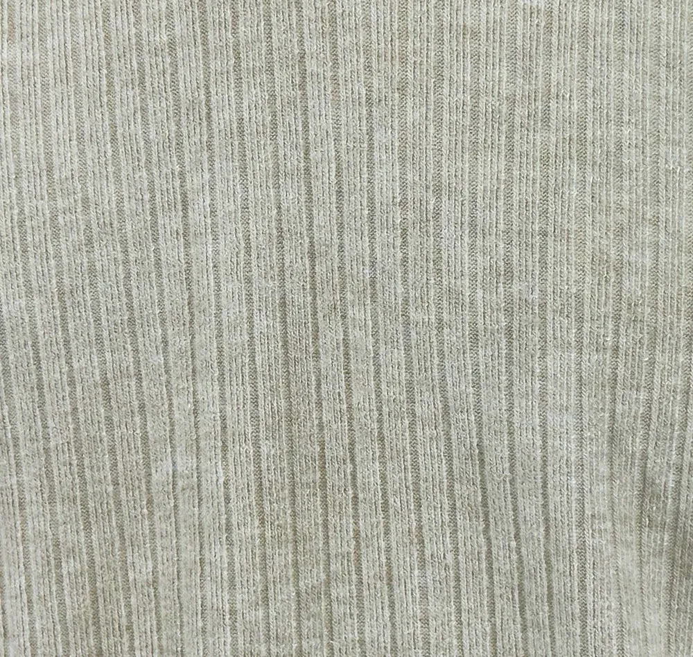 Oatmeal Ribbed Sweater Knit Polo sold by Ike Behar product image thumbnail 4