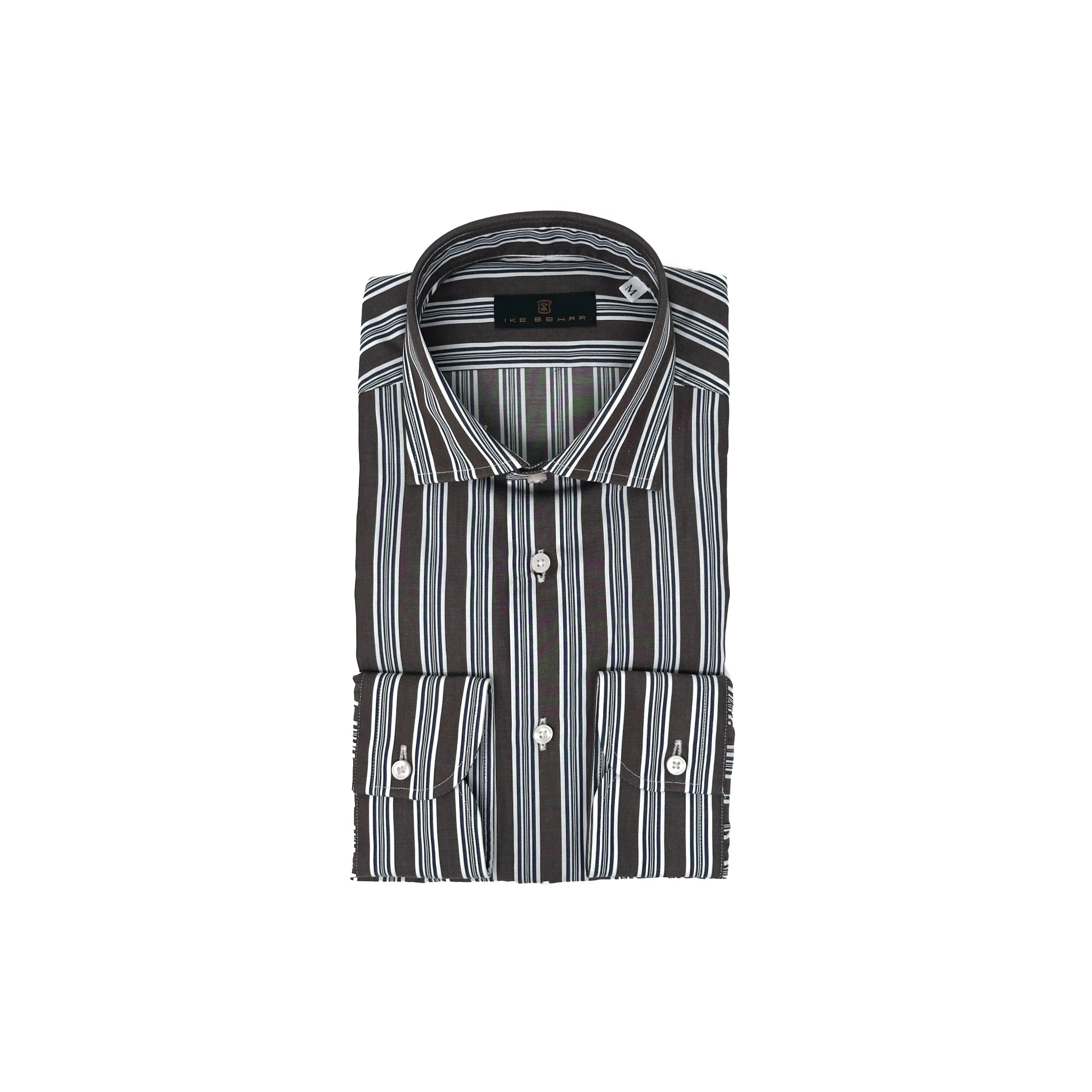 Chocolate Stripe Sport Shirt sold by Ike Behar