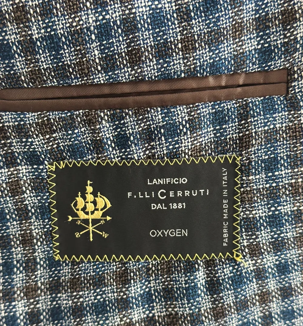 Brown and Forest Green Buffalo Check Sport Coat sold by Ike Behar product image thumbnail 4