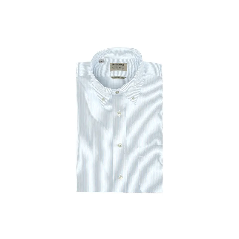 Sky Stripe Button-Down Shirt sold by Ike Behar