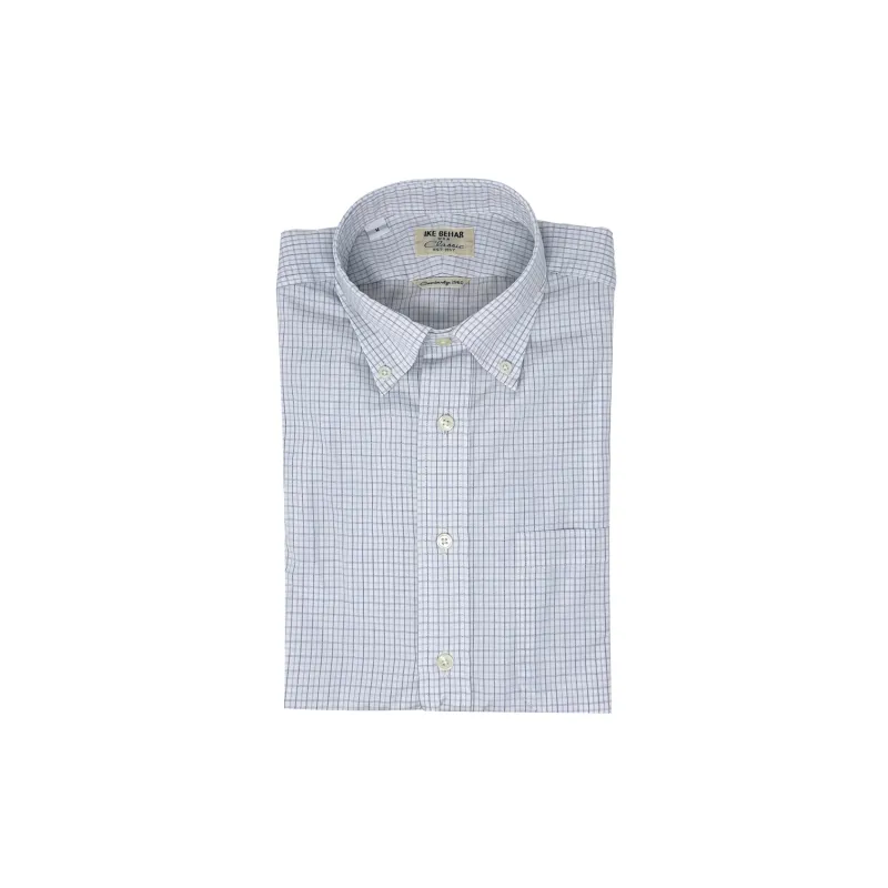 Graph Check Button-Down Shirt sold by Ike Behar