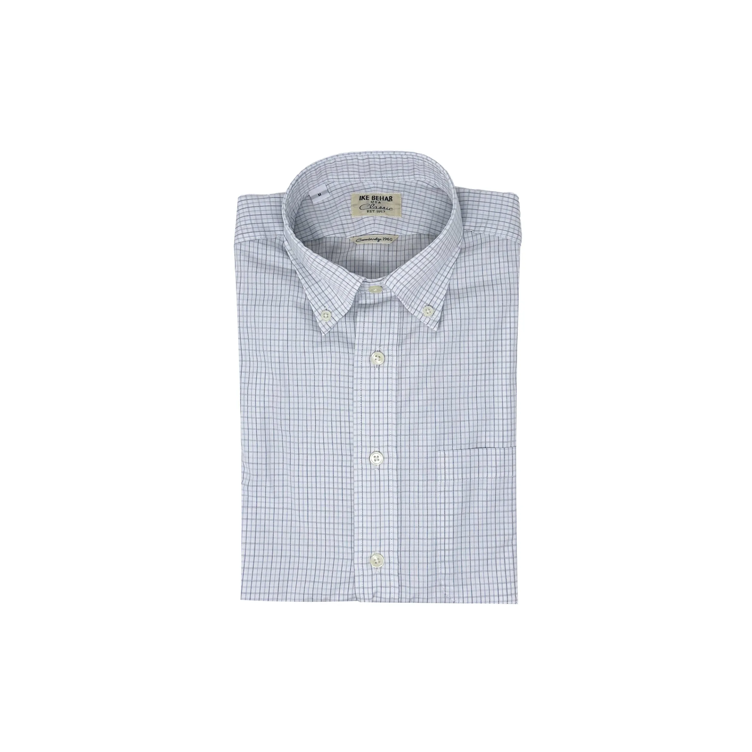 Graph Check Button-Down Shirt sold by Ike Behar