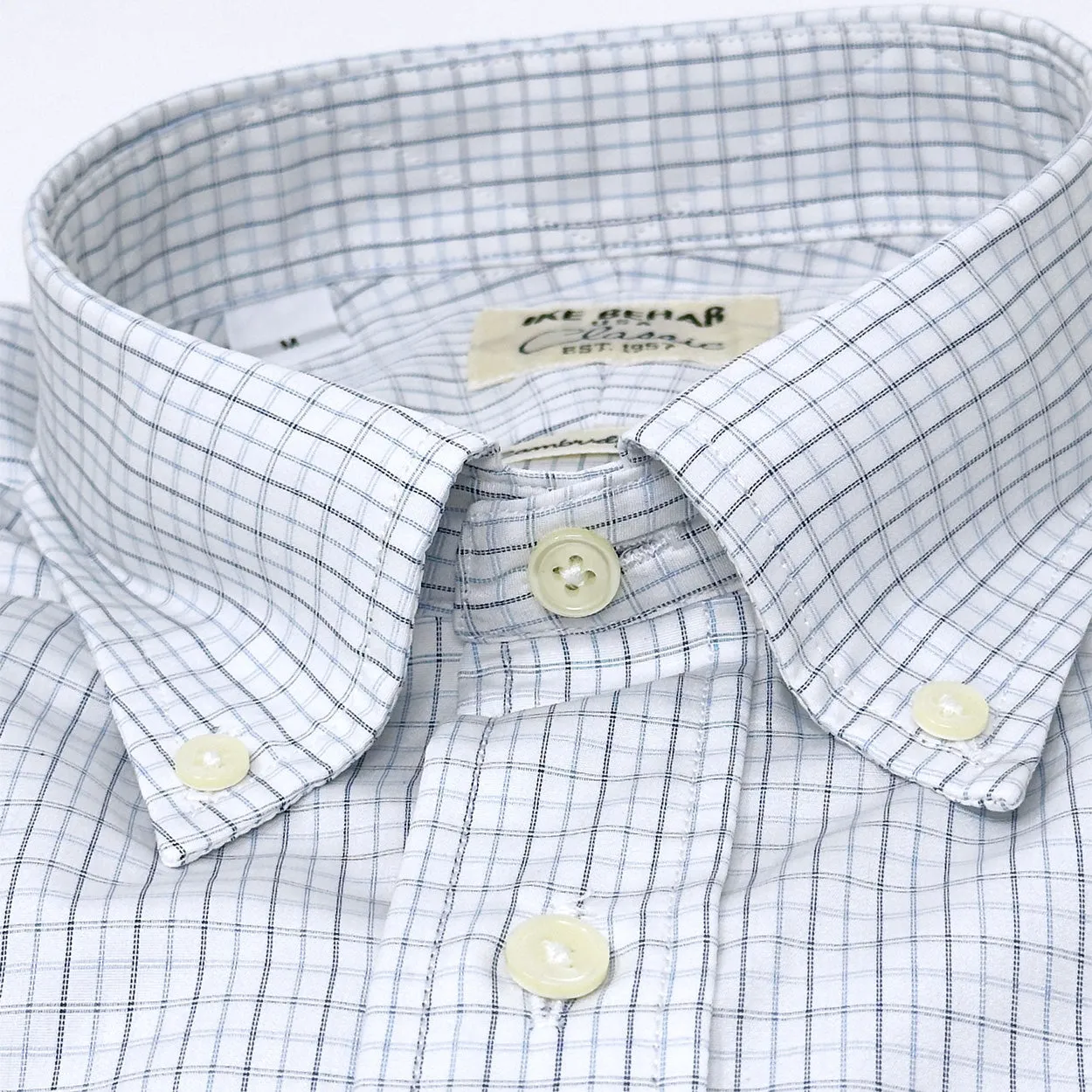 Graph Check Button-Down Shirt sold by Ike Behar product image thumbnail 3