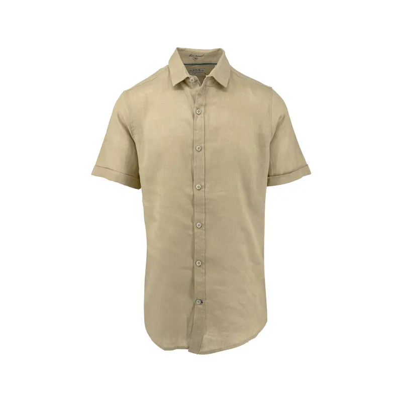 Safari Pure Linen Short Sleeve Shirt sold by Ike Behar